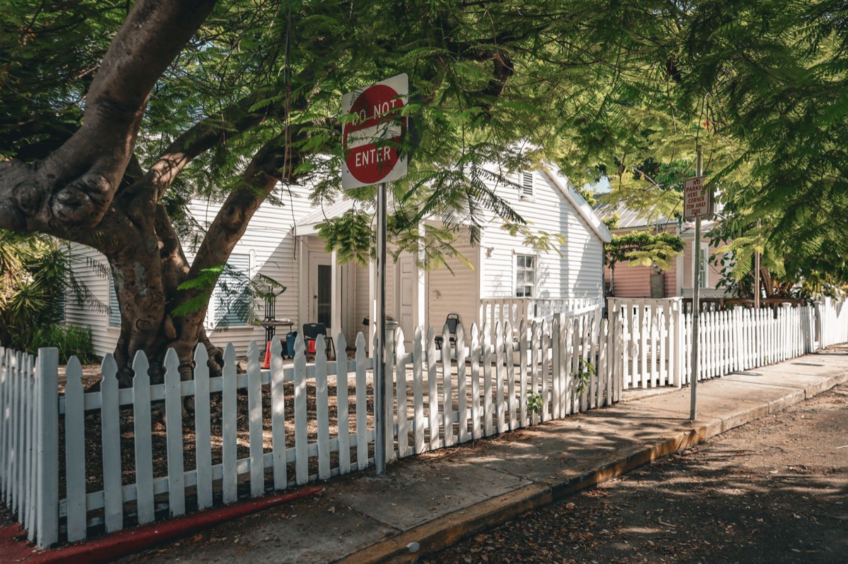 Signe d'entrée pour Key West