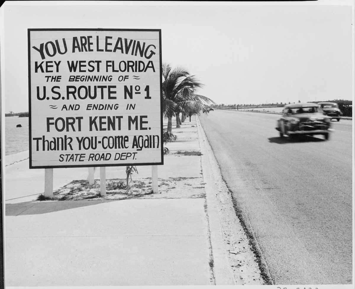 Key West Highway Sign