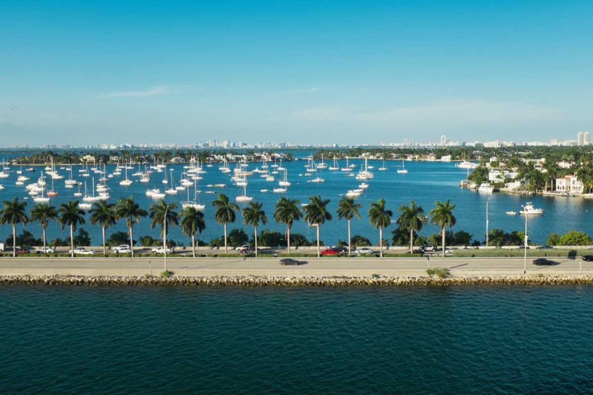 Motobateau au port de Miami