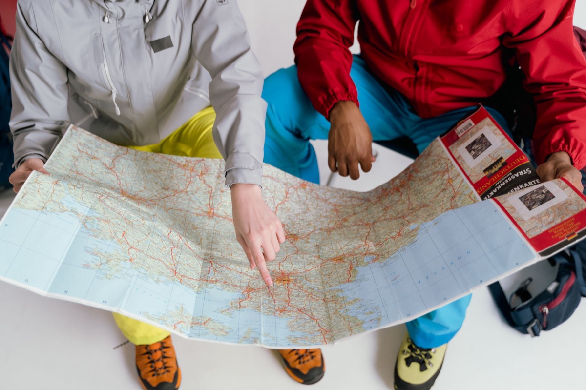 mapa de itinerario de crucero en miami