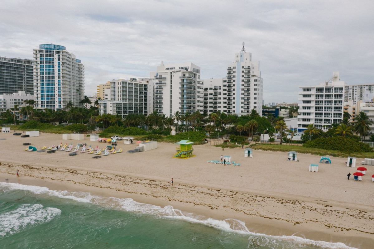 Miami hotel room with ocean view