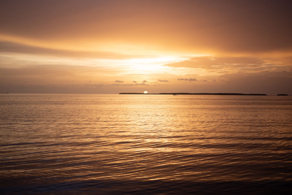 Seven Mile Bridge sunset Key West natural light