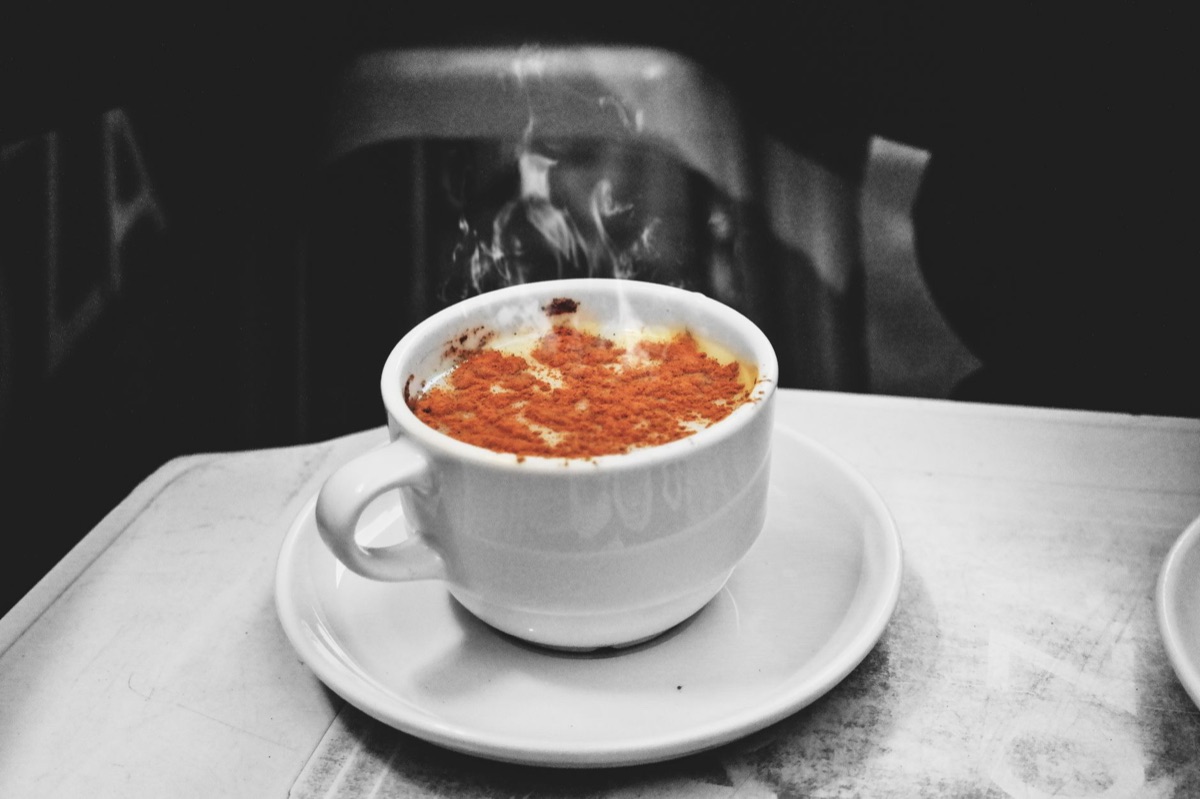  café cup with steam