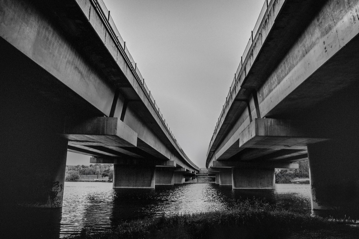 Ein Abschnitt der Overseas Highway Brücke.