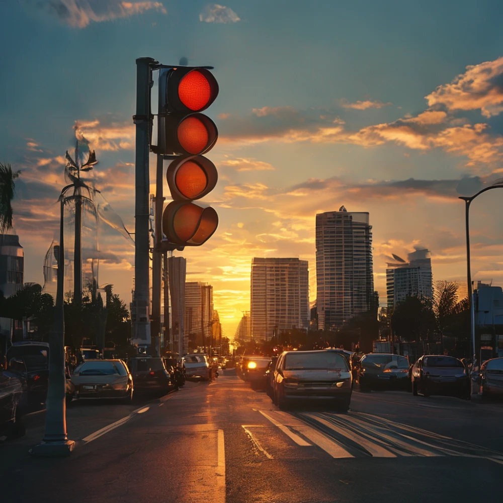 Miami Beach traffic light